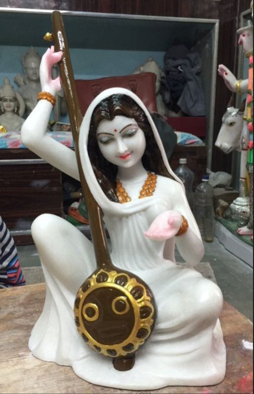 Marble Meera Bai Statue