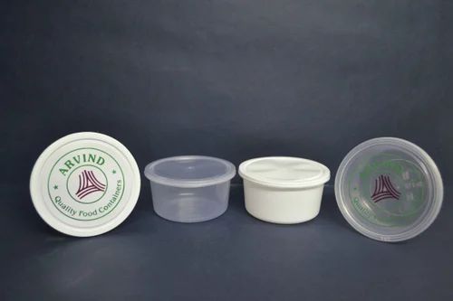 500 Ml Plastic Shrikhand Containers