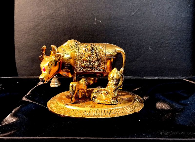 Krishna Ji and Cow Statue