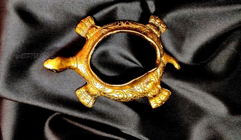 Metal Gold Turtle