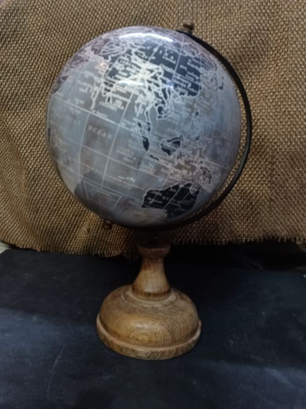 Metal Silver Globe