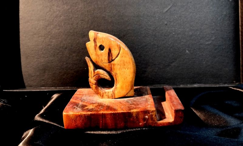 Wood Fish Statue