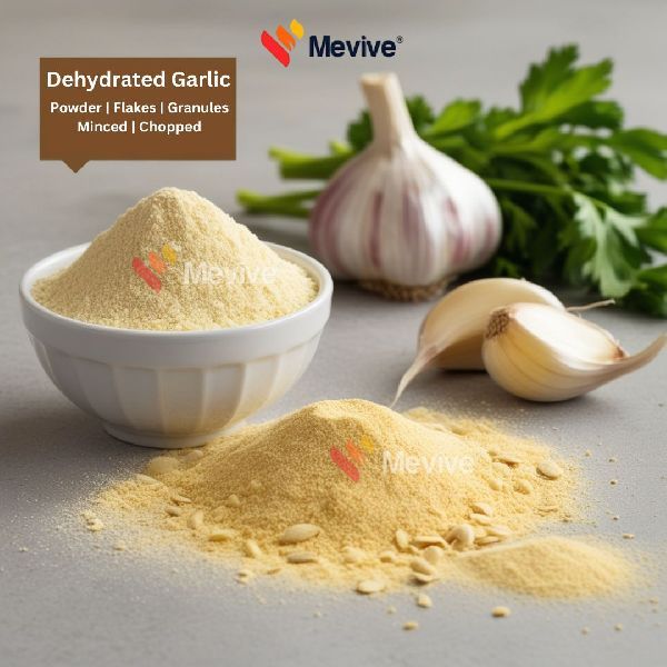 Dehydrated Garlic Powder and Flakes