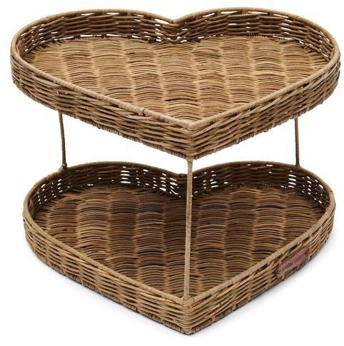 Heart Shape Jute Basket