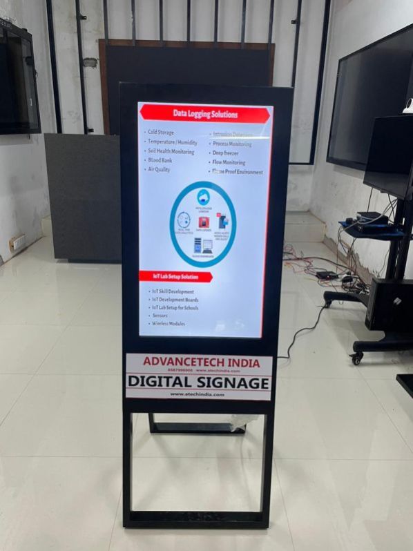 a-shape Digital Advertising Standee