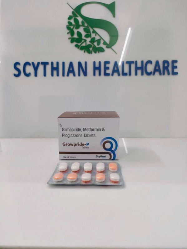 Glimepiride Metformin Sr Pioglitazone Bilayered Tablets