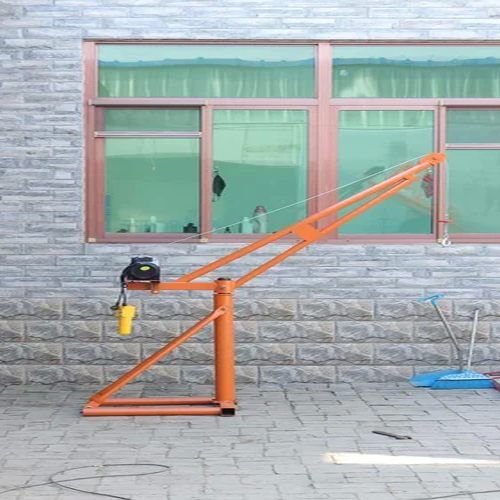 Semi Automatic Hydraulic Monkey Hoist Machine for Construction Use