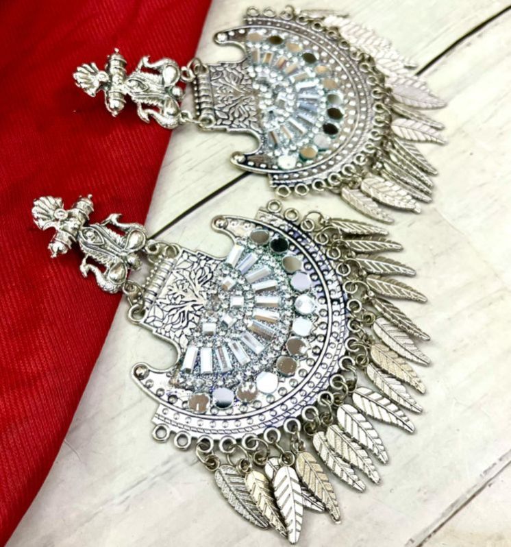 Silver Oxidised Earrings