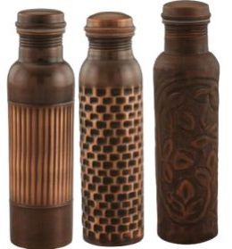 1000ml Antique Copper Water Bottle