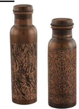 1000ml Aqua Copper Water Bottle