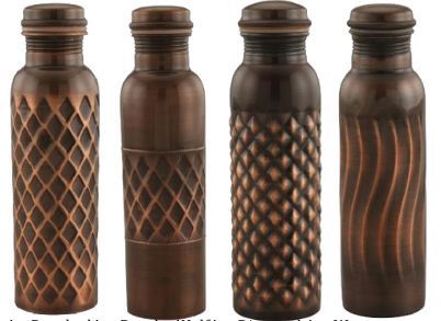 650ml Antique Copper Water Bottle