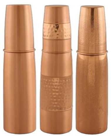 650ml Copper Kalpi Thermos Water Bottle