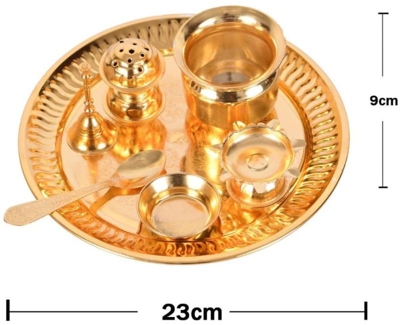 Stainless Steel Pooja Thali
