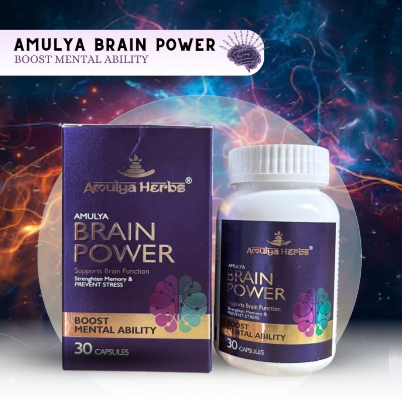 Brain Power Capsules Amulya Herbs