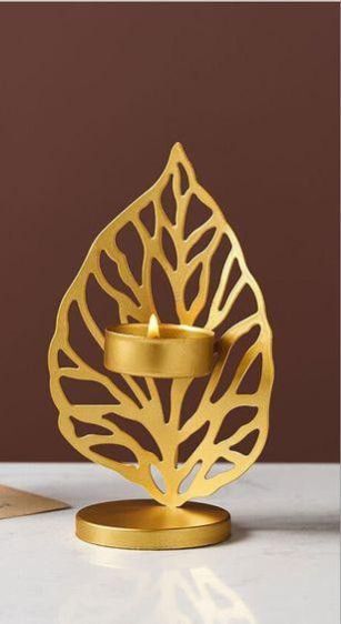 Metal Gold Candle Holder