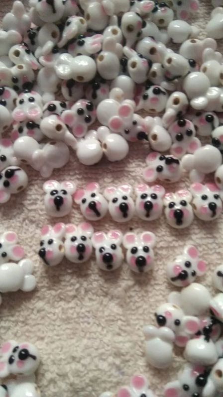 Rabbit Glass Beads