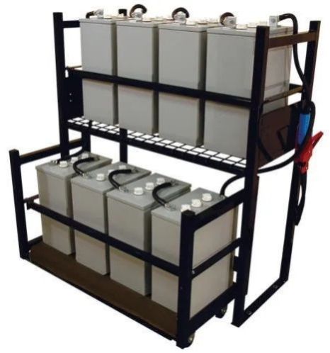 Metal with Solid Sides Battery Racks