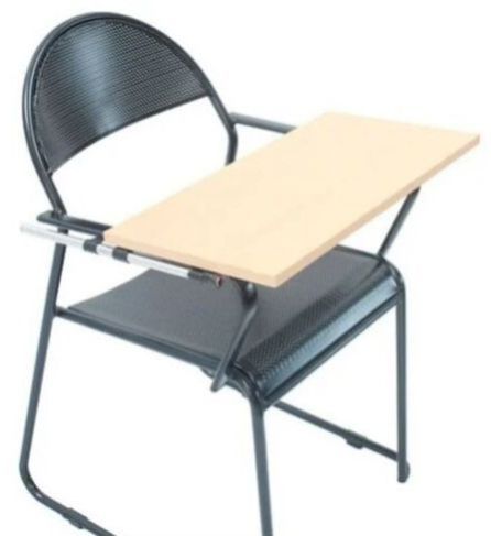 Trans Ergonomics Wooden Writing Pad Chairs, Color : Black
