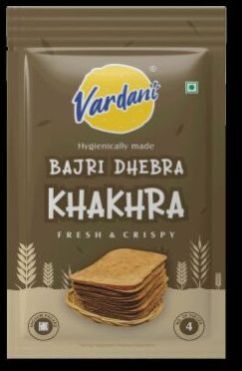 Bajri Dhebra Khakhra, Packaging Type : 4PCS