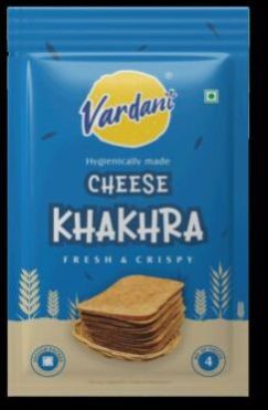 Cheese Khakhra, Color : Golden Brown, Packaging Type : 4PCS