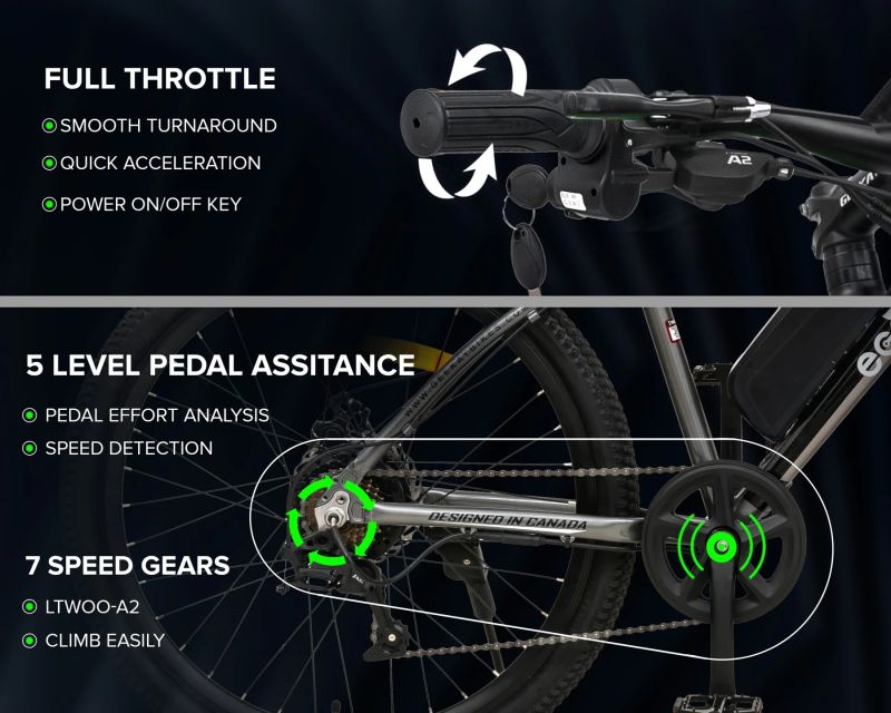 ECO Mens Electric BIKE PRO 27.5T