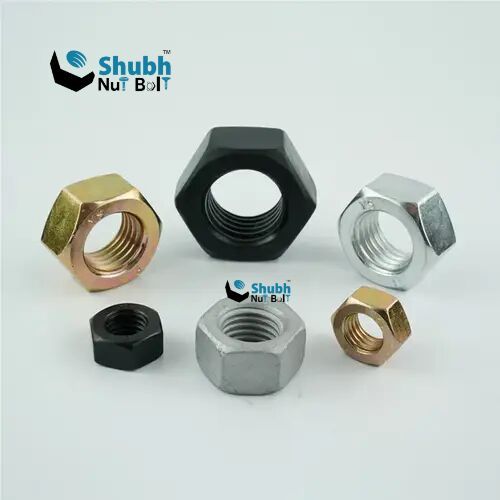 Steel Hex Nut Set for Mechanical, Automotive, Construction