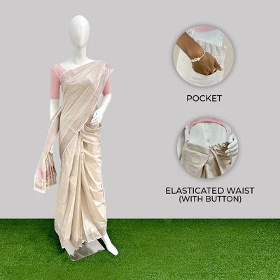 Readymade Onam Tissue Sarees