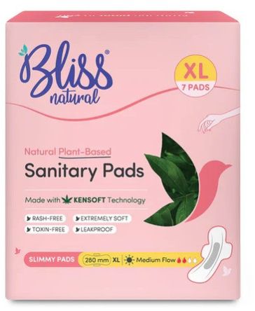 Xl Slimmy Organic Ultra Thin Sanitary Pads (7 Pads)