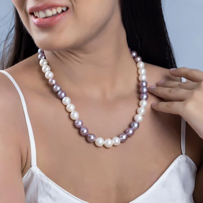 Blush Harmony Freshwater Women Pearl Necklace