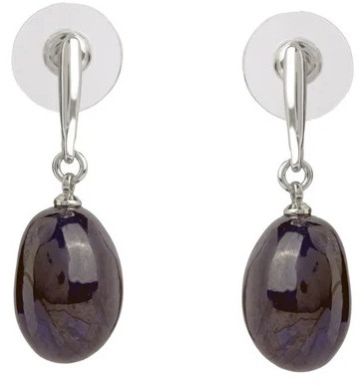 Obsidian Delight Gemstone Women Drop Earrings