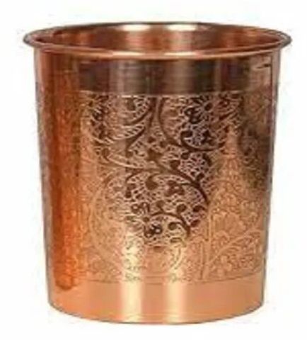 Copper Embellished Glass