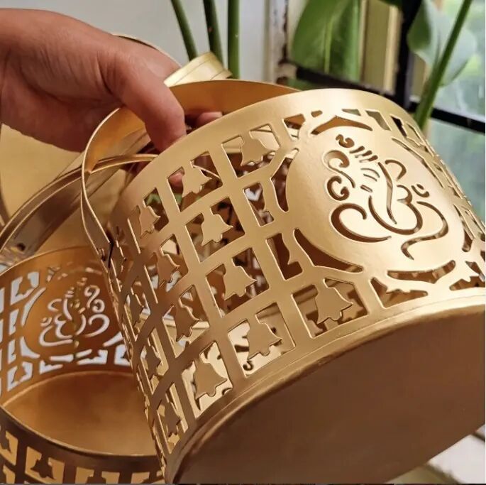 Ganesha Metal Basket
