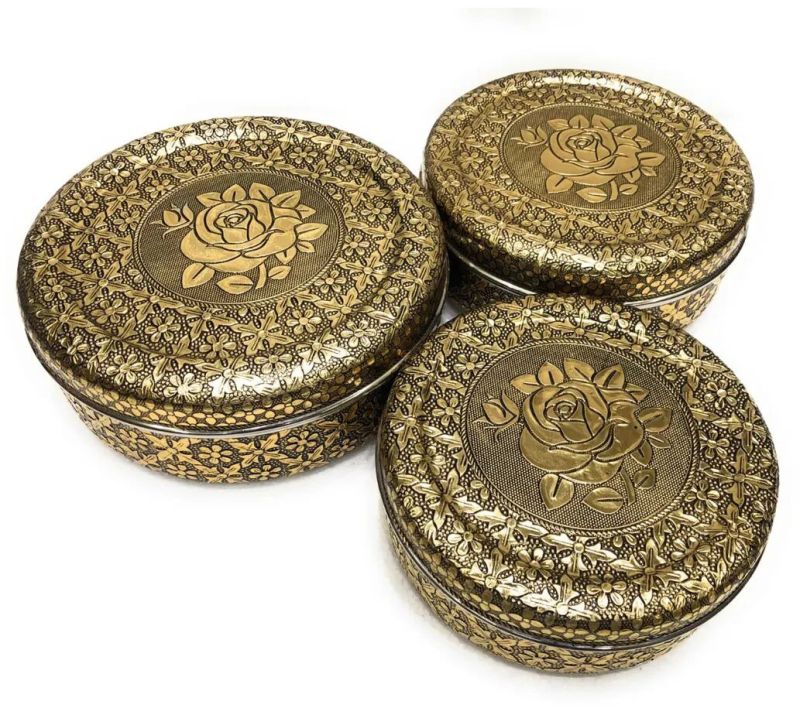 Meenakari Antique Oxidised Boxes