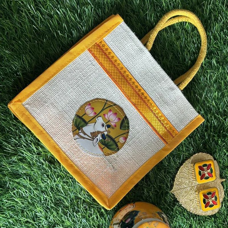 Pichwai Jute Bag