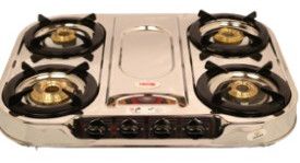 Glass Cooktop AURA CLASSIC 4 BURNER Gas Stove