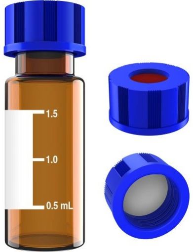 HPLC Vials Amber Glass with Screw Neck 2mL