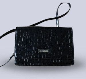 Women Black Croc Texture Flap Over Crossbody Bag under 1000