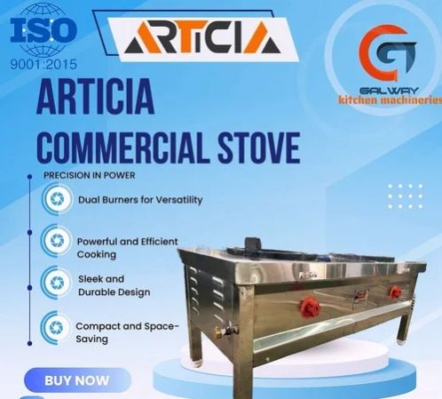 ARTICIA Commercial Two Burner Cooking Range