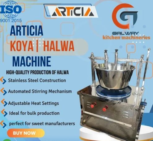 Articia Kova Halwa Making Machine, Capacity : 1000 Kg/day
