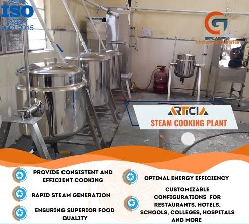 ARTICIA Stainless Steel Steam Cooking Plant