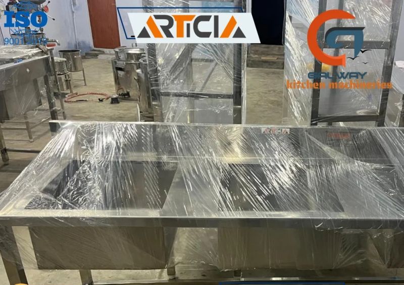 ARTICIA Three Sink Dish Wash Unit