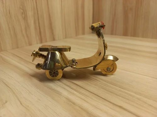 Decorative Brass Mini Scooter Showpiece