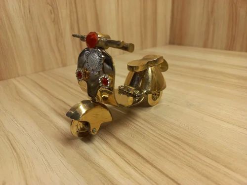 Decorative Brass Mini Scooter Showpiece