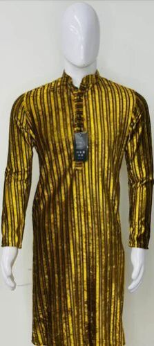 Solid Imported Fabric Vt-4 Mens Kurta Party Wear Medium