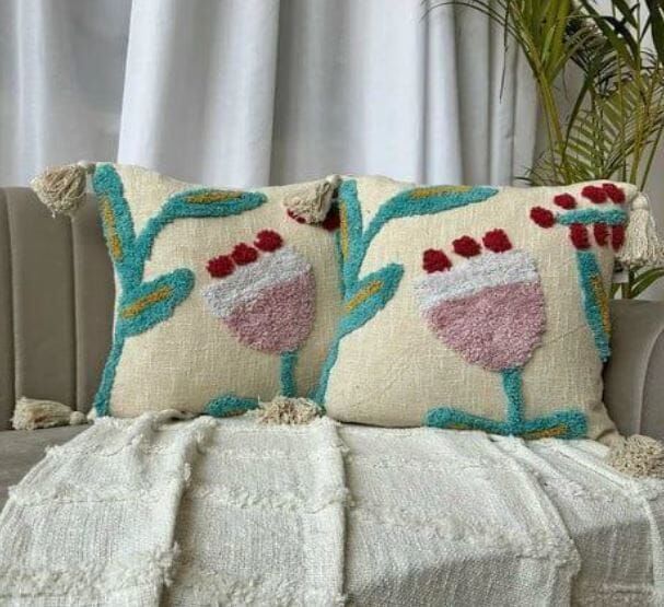 Boho Dreamscapes Tufted Cushion Covers