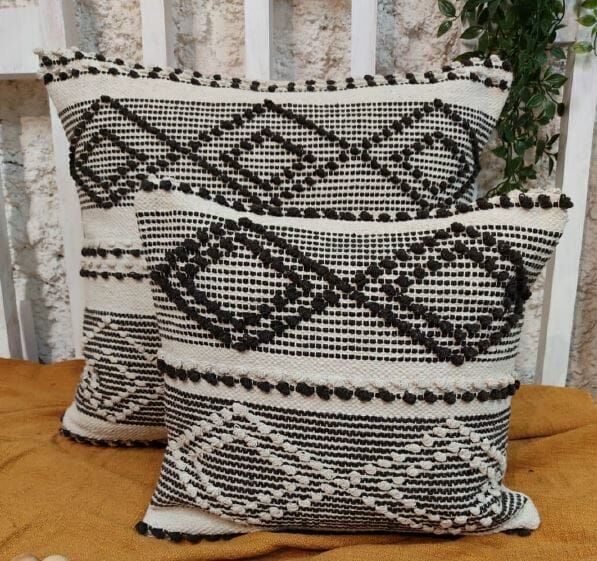 EcoCraft Embroidered Cushion Covers