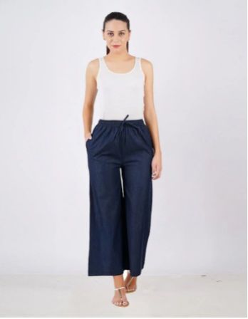 Girls Denim Palazzo Pant