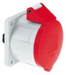 Socket Outlet Straight (IP-44): 16/20 AMP 4 Pin