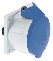 Socket Outlet Straight (IP-44): 32 AMP 3 Pin