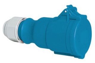 With Cable Sleeve 63A Cable Gland (IP-44): 32 AMP 3 Pin